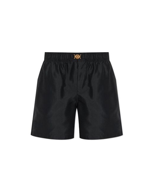 Versace Black Swim Shorts for men
