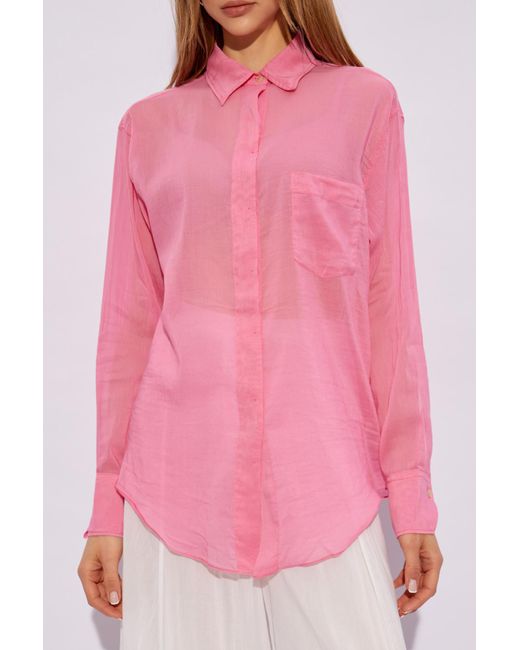 Forte Forte Pink Shirt With Pocket