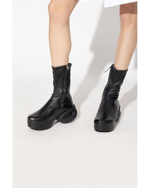 g Clog' Platform Ankle Boots 