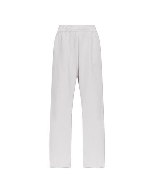 DIESEL White 'P-Zenia-Crystals' Sweatpants