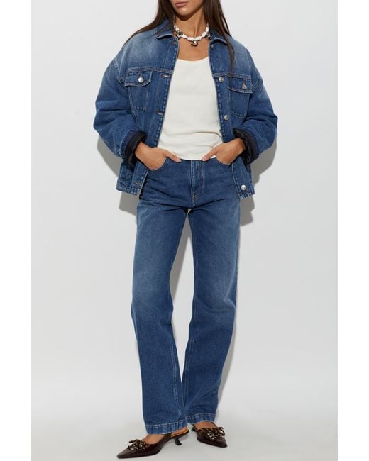 Marni Blue Insulated Denim Jacket