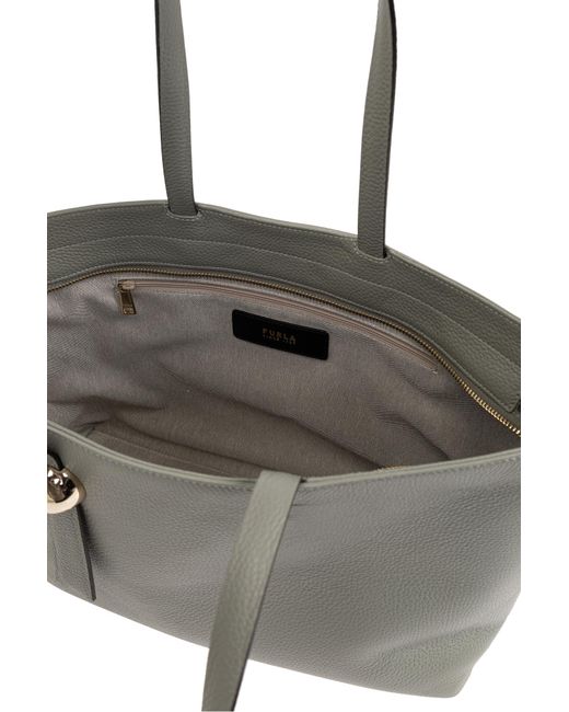 Furla Gray 'Sfera Large' Shopper Bag