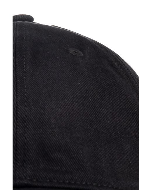 Acne Black Baseball Cap