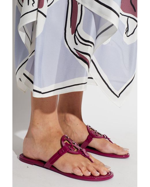 Tory Burch Purple 'Miller' Slides