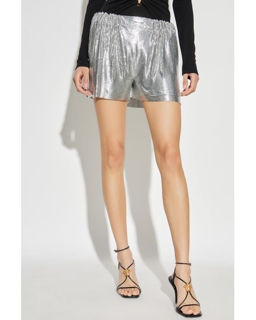 Versace Black Sequin Shorts