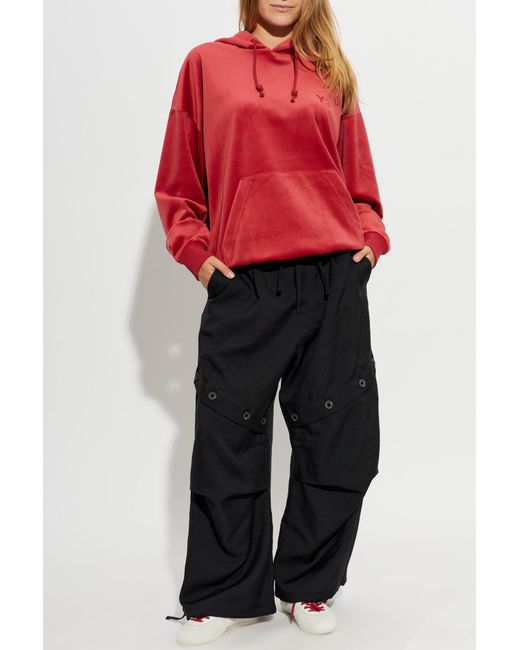 Y-3 Black Wide-Leg Trousers