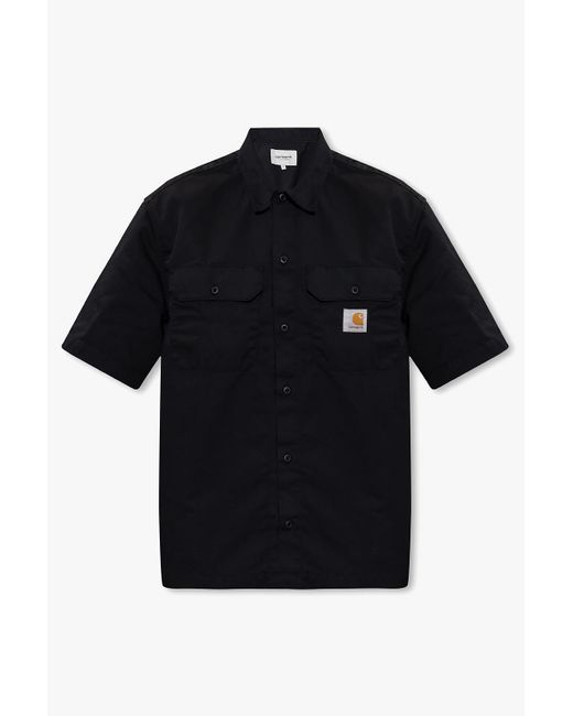 Carhartt WIP Black 's/s Craft' Short-sleeved Shirt for men