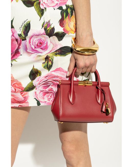 Dolce & Gabbana Red Handbag Marlene Mini