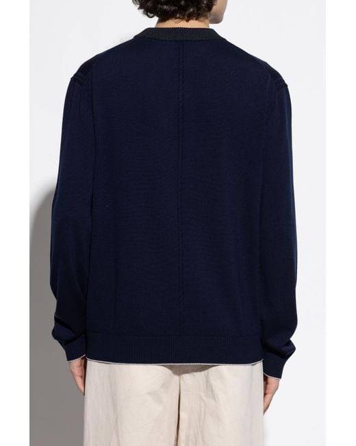 Jacquemus Blue Sweater Tricot for men