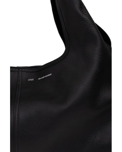 AMI Black Shoulder Bag
