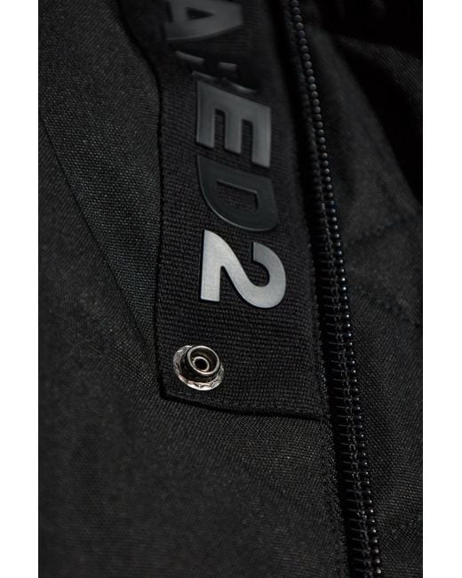 DSquared² Black Insulated Jacket for men