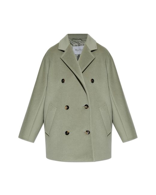 Max Mara Green Short Coat "Rebus"