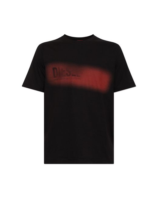 DIESEL Black T-Shirt 'T-Adjust-Aa5' for men