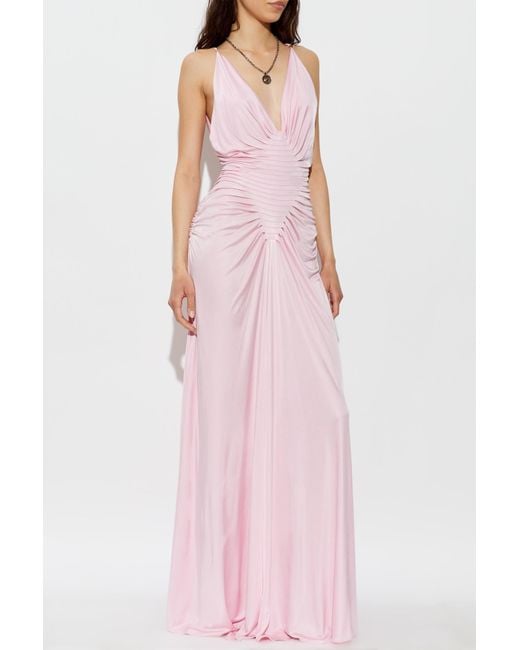 Versace Pink Strappy Dress