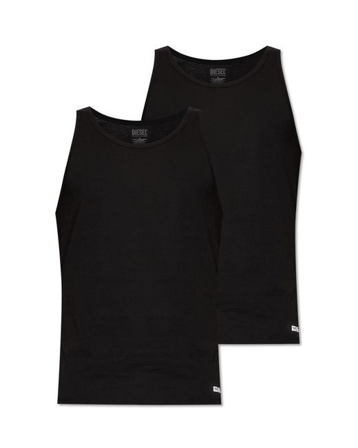 DIESEL Black Two-Pack Tops Walty-D-Box-2Pack for men