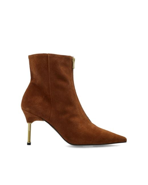 AllSaints Brown 'Natasha' Heeled Ankle Boots