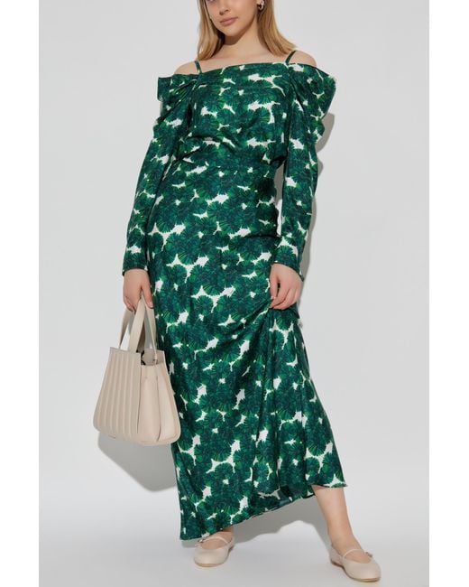 Max Mara Green Silk Top "Ustica"