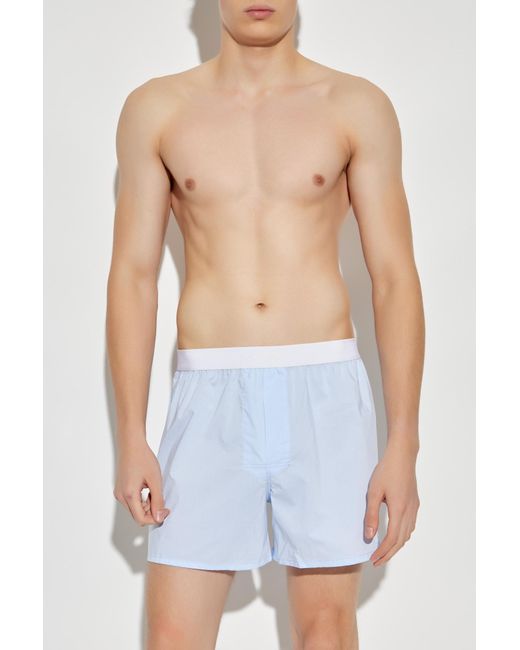 Tom Ford Blue Boxers With A Striped Pattern for men