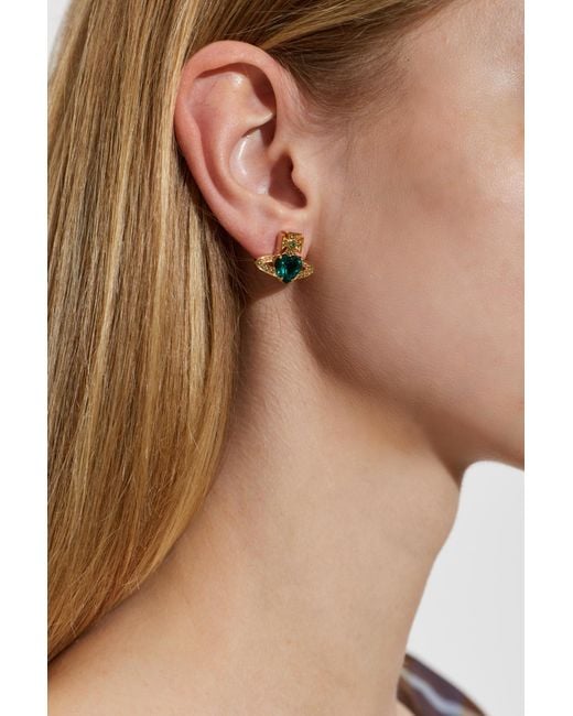 Vivienne Westwood Metallic 'Ariella' Earrings