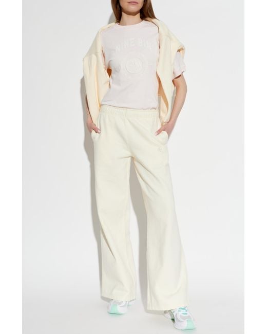 Anine Bing White T-Shirt "Jaylin"