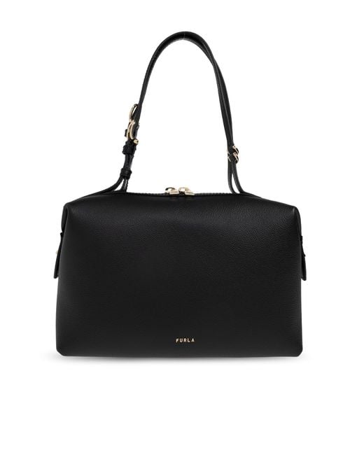 Furla Black Shoulder Bag 'Double Medium'