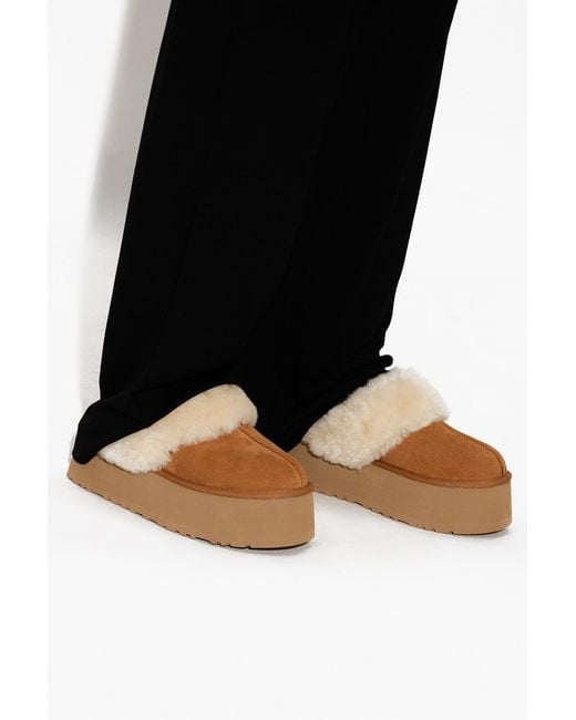 Ugg Black 'Funkette' Suede Platform Boots