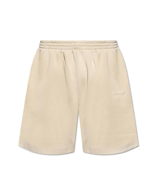 Balenciaga Black Shorts With Logo for men