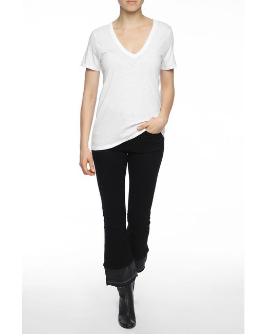 Rag & Bone White Cotton T-Shirt