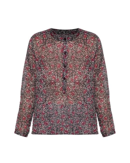 Isabel Marant Red Top 'Maria'