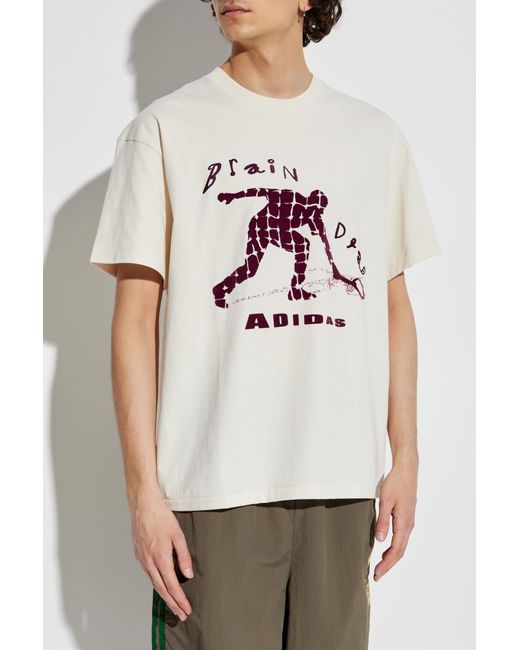 Adidas Originals White Adidas X Brain Dead