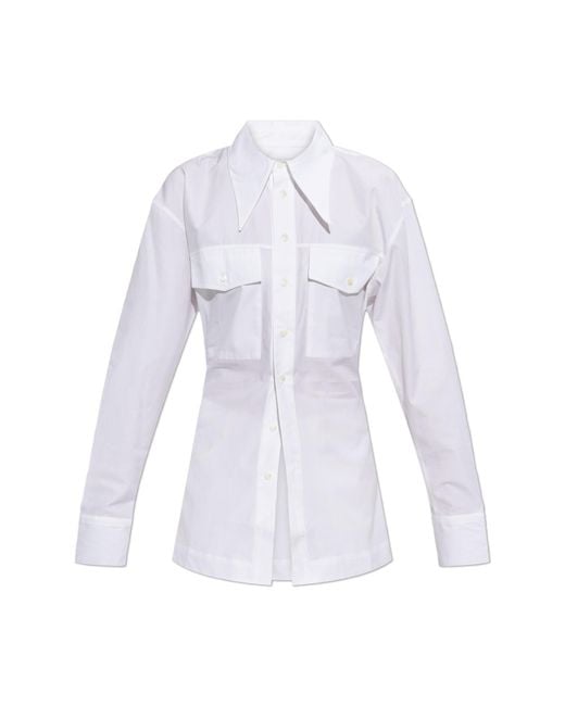 AMI White Shirt With Pockets