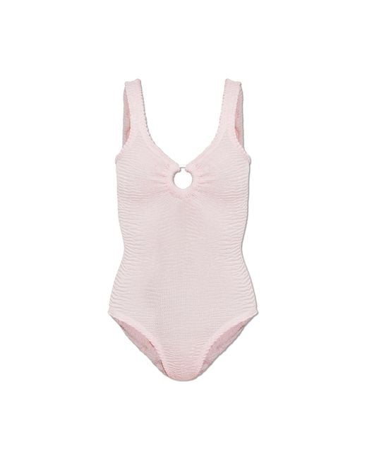 Paramidonna Pink One-Piece Swimsuit "Romana"