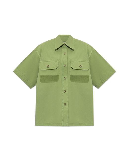 Stella McCartney Green Oversize Shirt,