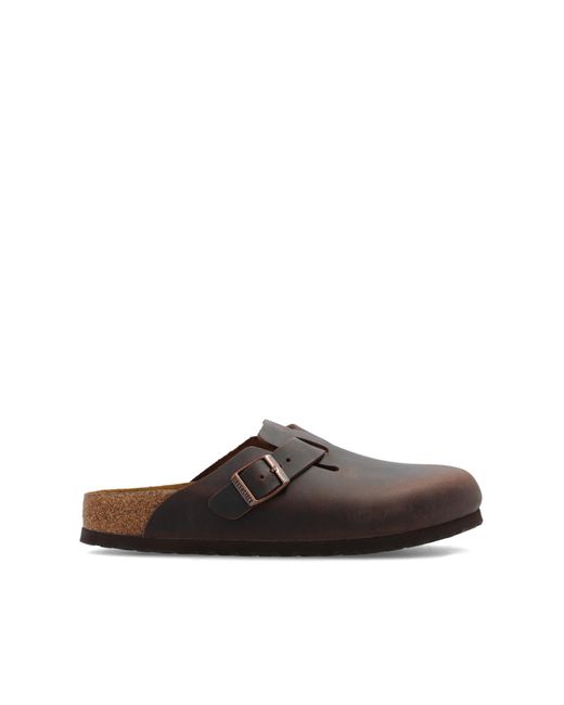Birkenstock Brown Boston Bs Slides