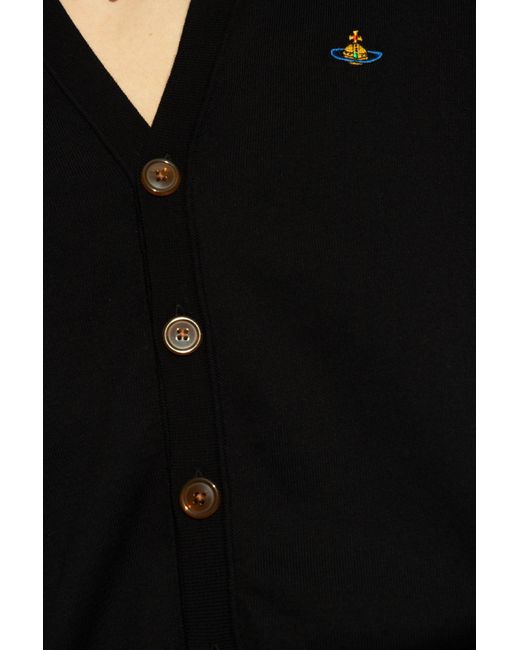 Vivienne Westwood Black Cotton Cardigan for men