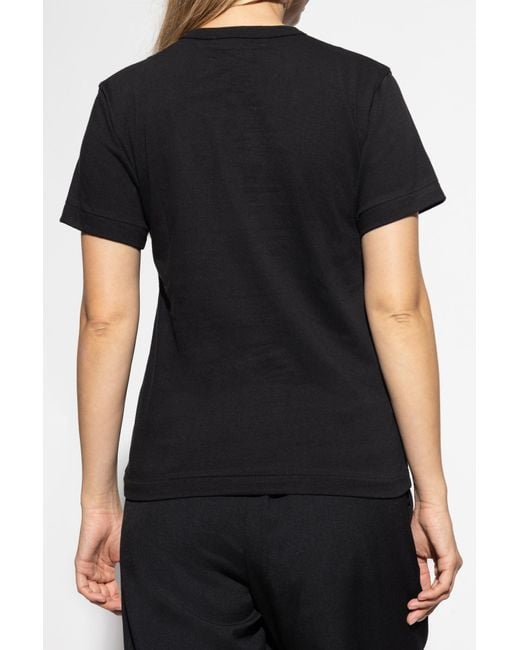Comme des Garçons Black T-Shirt With Print