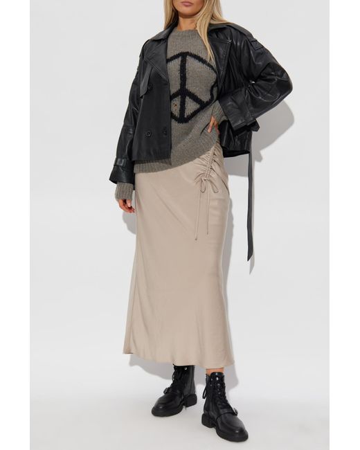 AllSaints White Skirt "Alexia"