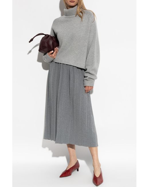 Lisa Yang Gray Turtleneck 'Cathie'