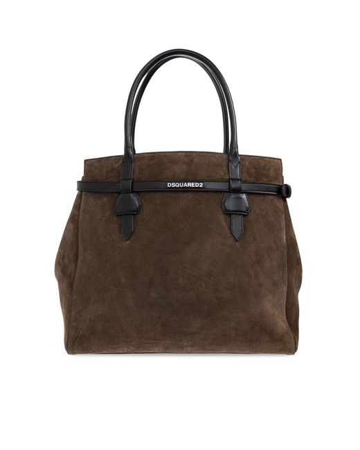 DSquared² Brown 'twin' Shopper Bag, for men