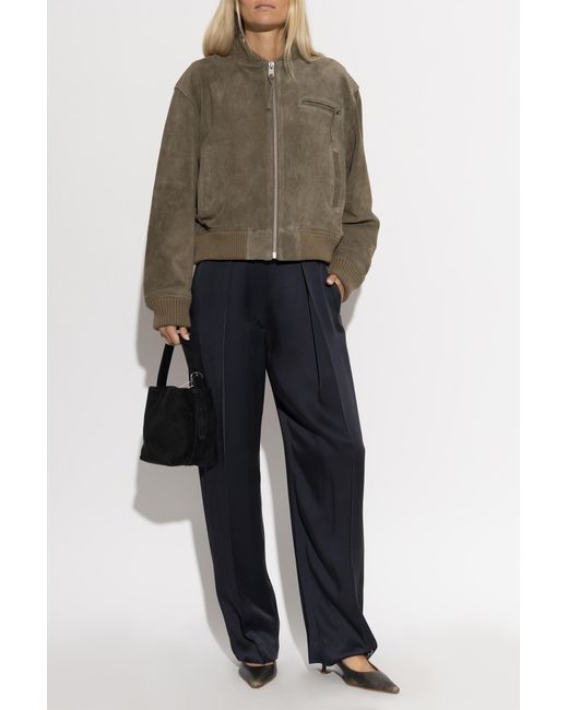 Arma Green 'Elysia' Leather Jacket