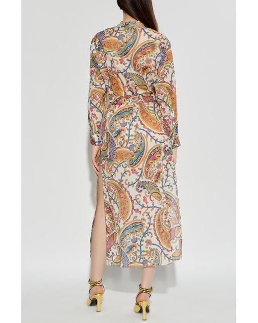 Etro White Patterned Dress