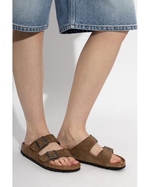 Birkenstock Brown Slippers 'Arizona'
