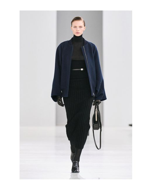 Max Mara Blue Skirt Seta