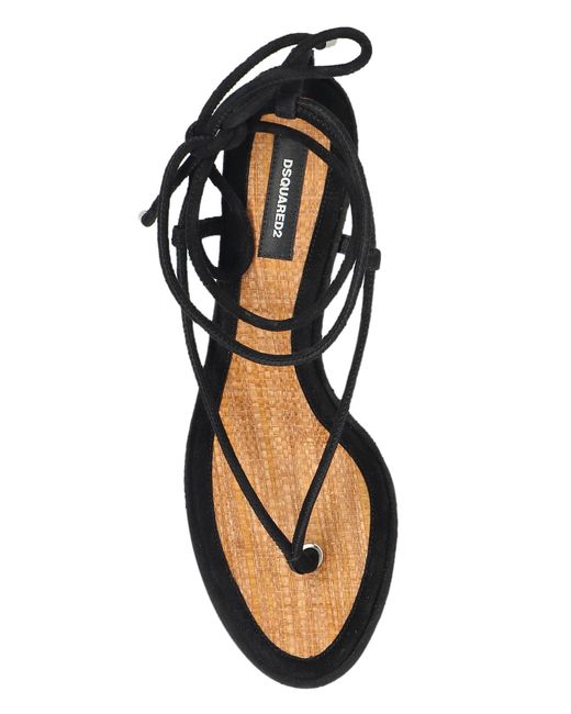 DSquared² Natural Heeled Sandals