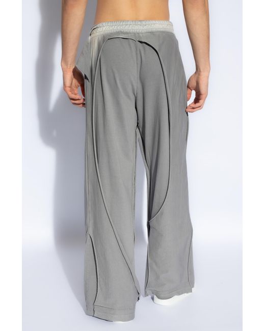 DIESEL Gray 'p-topahoop' Sweatpants, for men