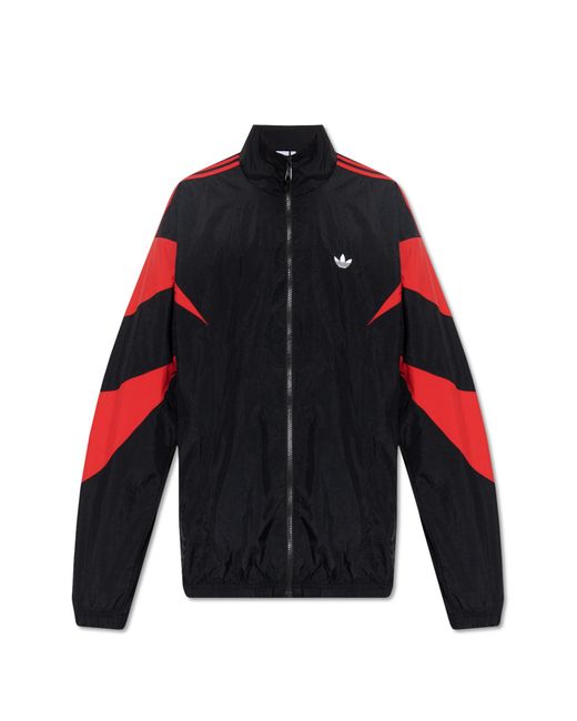 Adidas Originals Black Jacket With Logo for men