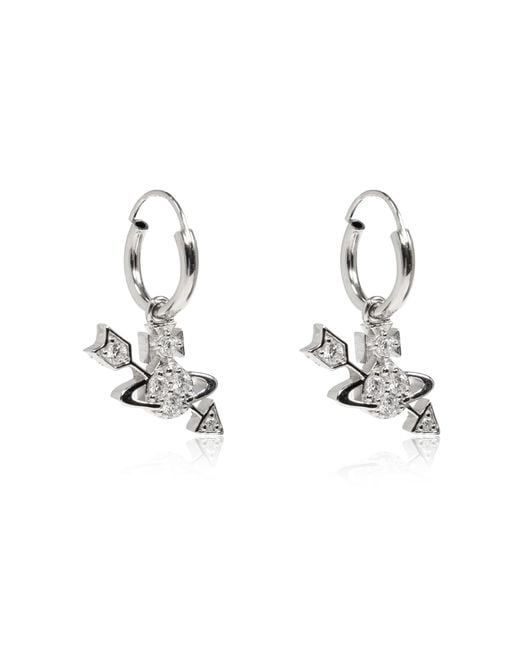 Vivienne Westwood Metallic 'Kiri Hoop' Earrings