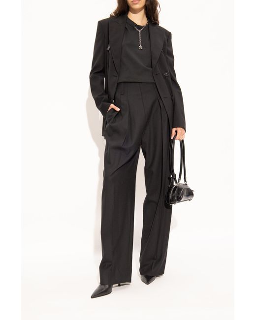 Furla Black Heeled Ankle Boots "sfera",