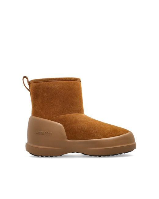 Moon Boot Natural 'Mezzaluna Mid' Snow Boots