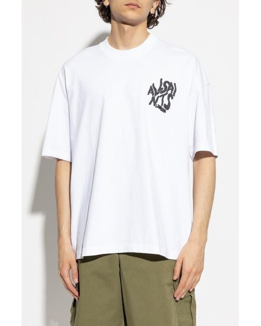 AllSaints White T-Shirt Orlando for men